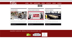 Desktop Screenshot of brasseriefelix.com
