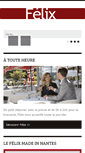 Mobile Screenshot of brasseriefelix.com