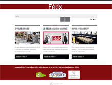 Tablet Screenshot of brasseriefelix.com